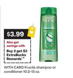 CVS Fructis shampoo or conditioner offer