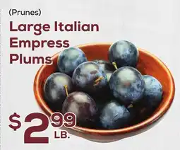 DeCicco & Sons Large Italian Empress Plums offer