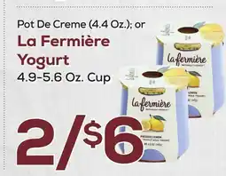 DeCicco & Sons La Fermière Yogurt 4.9-5.6 Oz. Cup offer