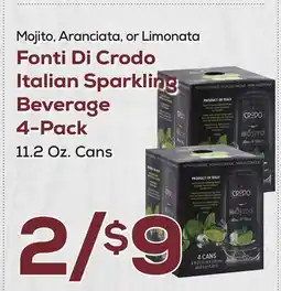 DeCicco & Sons Fonti Di Crodo Italian Sparkling Beverage 4-Pack offer