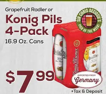 DeCicco & Sons Konig Pils 4-Pack offer