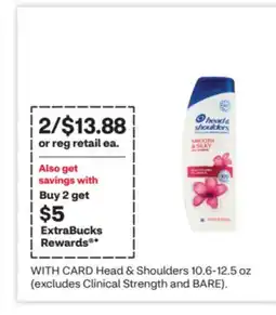 CVS Head & Shoulders 10.6-12.5 oz offer