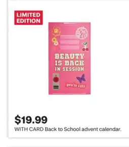 CVS Back to School advent calendar offer
