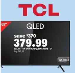 Meijer TCL 65” 4K UHD HDR QLED Smart TV offer