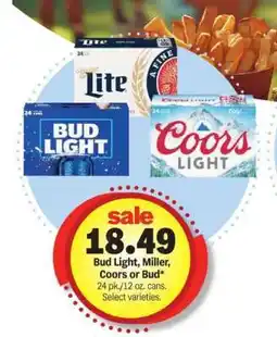 Meijer Bud Light, Miller, Coors or Bud offer