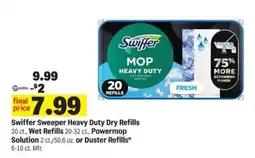 Meijer Swiffer Sweeper Heavy Duty Dry Refills offer