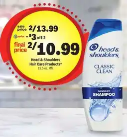 Meijer Head & Shoulders Classic Clean Shampoo offer