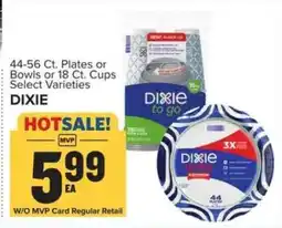 Food Lion Dixie Plates or Bowls or Cups offer