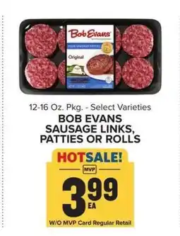 Food Lion Bob Evans Sausage Links, Patties or Rolls offer