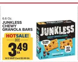 Food Lion JUNKLESS Chewy Granola Bars offer