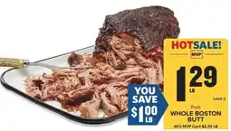 Food Lion Pork Whole Boston Butt offer