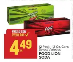 Food Lion FOOD LION SODA offer