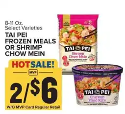 Food Lion TAI PEI Frozen Meals or Shrimp Chow Mein offer