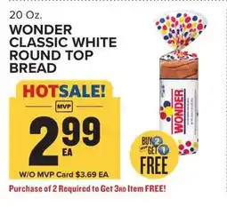 Food Lion Wonder Classic White Round Top Bread offer