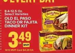 Food Lion Old El Paso Taco or Fajita Dinner Kit offer