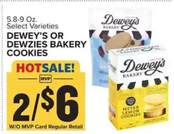 Food Lion Dewey's or Dewzies Bakery Cookies offer