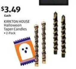Aldi KIRKTON HOUSE Halloween Taper Candles offer