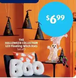 Aldi THE HALLOWEEN COLLECTION LED Floating Witch Hats offer