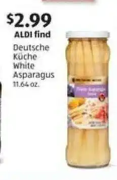 Aldi Deutsche Küche White Asparagus offer