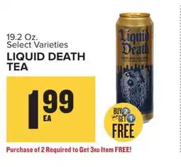 Food Lion Liquid Death Tea offer