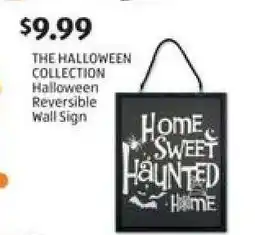 Aldi THE HALLOWEEN COLLECTION Halloween Reversible Wall Sign offer