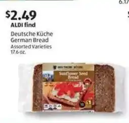 Aldi Deutsche Küche German Bread offer