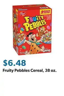 Sam's Club Fruity Pebbles Cereal, 38 oz offer