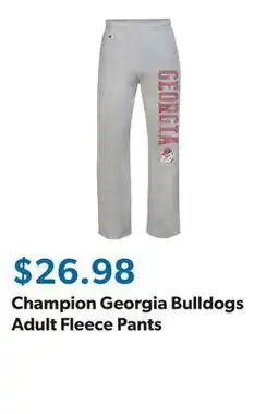 Sam's Club Champion Georgia Bulldogs Adult Fleece Pants offer