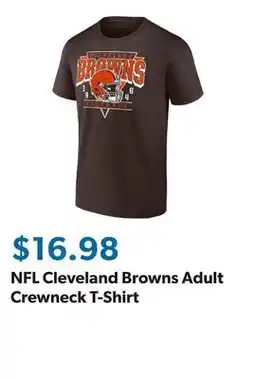 Sam's Club NFL Cleveland Browns Adult Crewneck T-Shirt offer