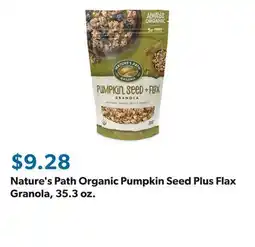 Sam's Club Nature's Path Organic Pumpkin Seed Plus Flax Granola, 35.3 oz offer