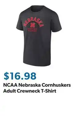Sam's Club NCAA Nebraska Cornhuskers Adult Crewneck T-Shirt offer