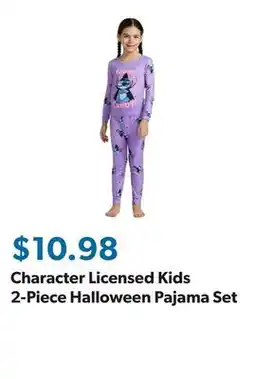 Sam's Club Character Licensed Kids 2-Piece Halloween Pajama Set offer