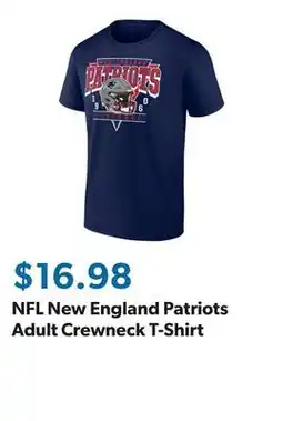 Sam's Club NFL New England Patriots Adult Crewneck T-Shirt offer