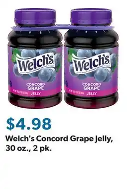 Sam's Club Welch's Concord Grape Jelly, 30 oz., 2 pk offer