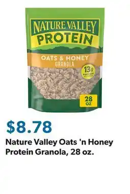 Sam's Club Nature Valley Oats 'n Honey Protein Granola, 28 oz offer