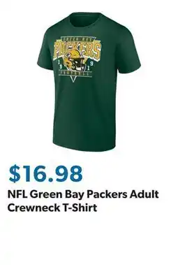 Sam's Club NFL Green Bay Packers Adult Crewneck T-Shirt offer