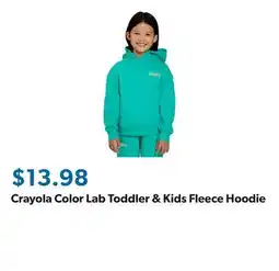 Sam's Club Crayola Color Lab Toddler & Kids Fleece Hoodie offer