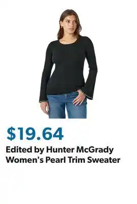 Sam's Club Edited by Hunter McGrady Women's Pearl Trim Sweater offer