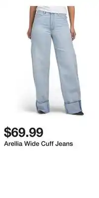 TJ Maxx Arellia Wide Cuff Jeans offer