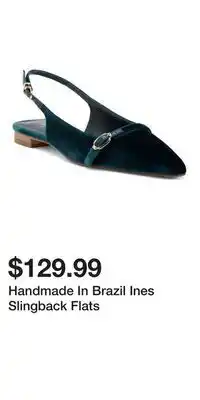 TJ Maxx Handmade In Brazil Ines Slingback Flats offer