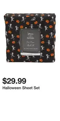 TJ Maxx Halloween Sheet Set offer