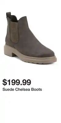 TJ Maxx Suede Chelsea Boots offer