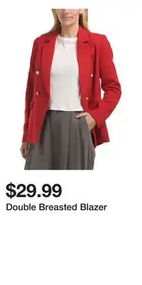 TJ Maxx Double Breasted Blazer offer