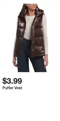 TJ Maxx Puffer Vest offer