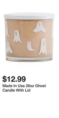 TJ Maxx Made In Usa 26oz Ghost Candle With Lid offer