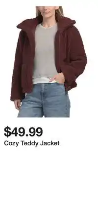 TJ Maxx Cozy Teddy Jacket offer