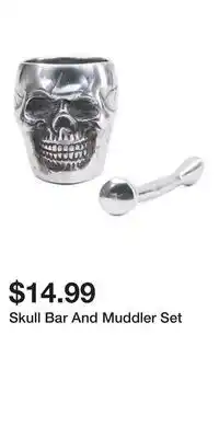 TJ Maxx Skull Bar And Muddler Set offer