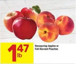 Albertsons Honeycrisp Apples or Fall Harvest Peaches offer