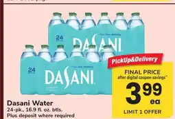 ACME Dasani Water offer