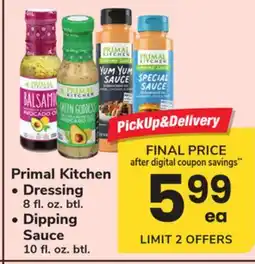 ACME Primal Kitchen Dressing 8 fl. oz. btl.., Dipping Sauce 10 fl. oz. btl offer